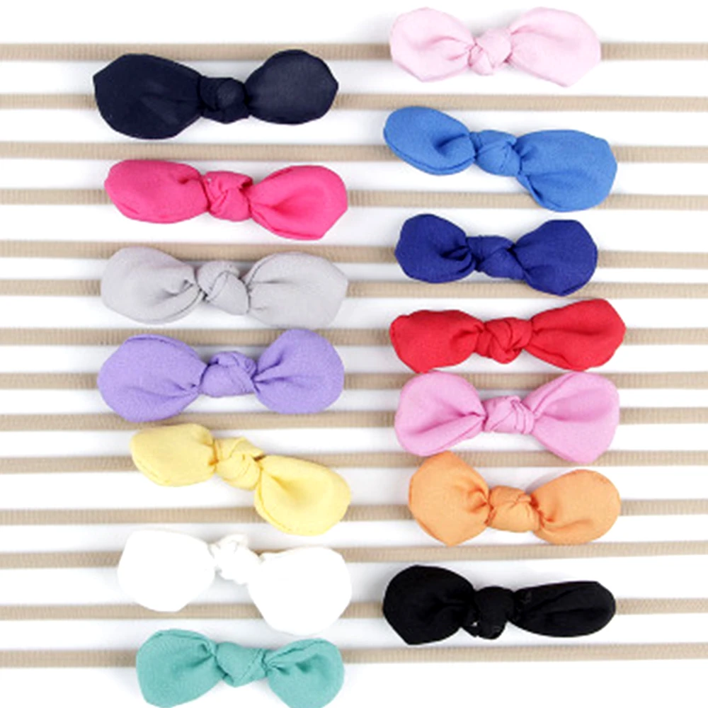 Bandeau Croise Pour Bebe Fille Nœud Papillon En Nylon Pour Nouveau Ne Aliexpress