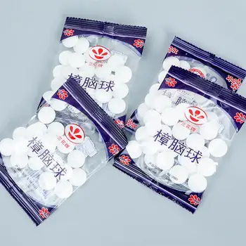 

20 Packs Moth Balls Camphor Tablets Wardrobe Drawer Mildew Proof Camphor Pill Pest Control Anti Insect Home Furnishing Product