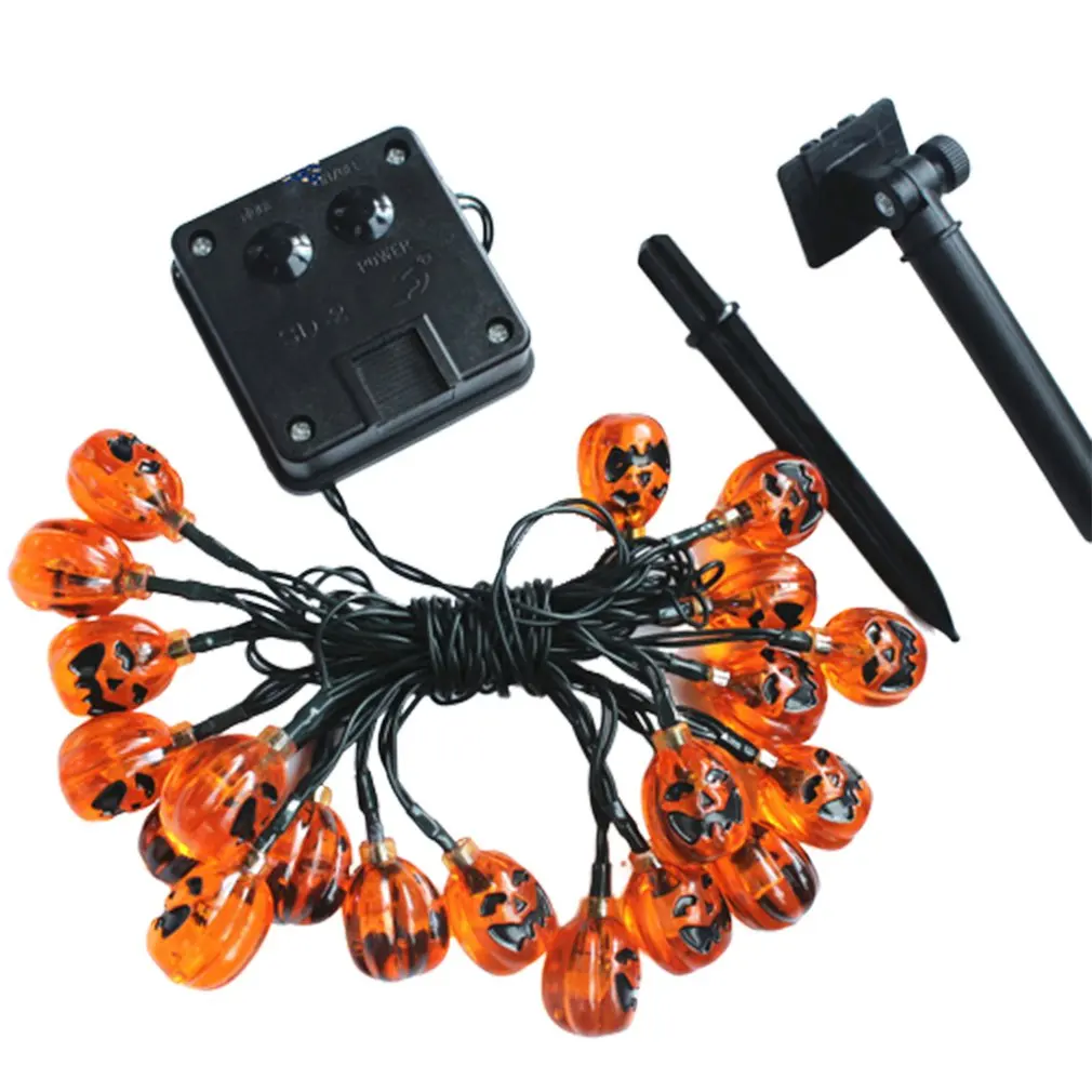 Светодиодный наружный декоративный светильник на Хэллоуин солнечный в виде