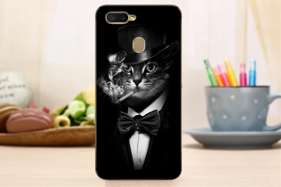 Для OPPO A5S CPH1909 A 5s чехол 6," Роскошный чехол из ТПУ и силикона Чехлы для OPPO AX5S задняя крышка для OPPOA5S Funda Coque