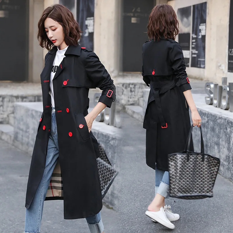

Casual Cool Versatile Soft And Comfortable Breathable Simple And Elegant by Age Long Trench Coat