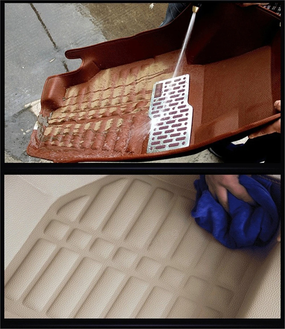 SJ 3D Waterproof Custom Car Floor Mats Front & Rear FloorLiner Styling Auto Carpet Mat Fit for Peug