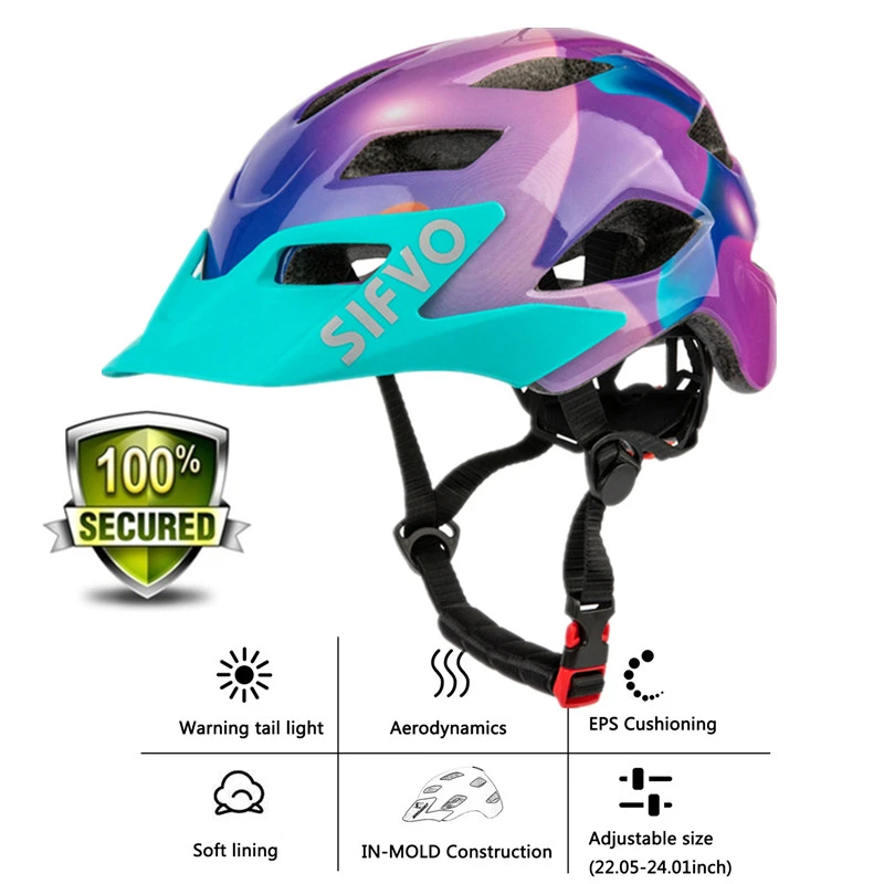 Exclusky Kinderen Fietshelm Kids Jongens Rode Mtb Fiets Helm Meisje Fietsen  Bescherming Sport Cap Maat 50 ~ 57Cm voor 5 ~ 13 Jaar Kid|Bicycle Helmet| -  AliExpress