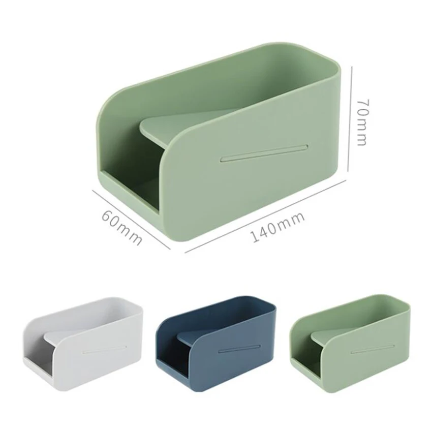 1Pc Double-layer Desktop Pen Holder Container Creative Magnetic Pencil Holders Stationery Storage Box Stand Office Supplies