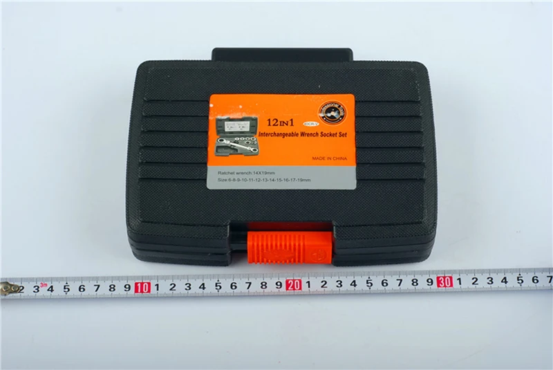 12 в 1 Набор торцевых ключей универсальный ключ трещетка многофункциональные инструменты