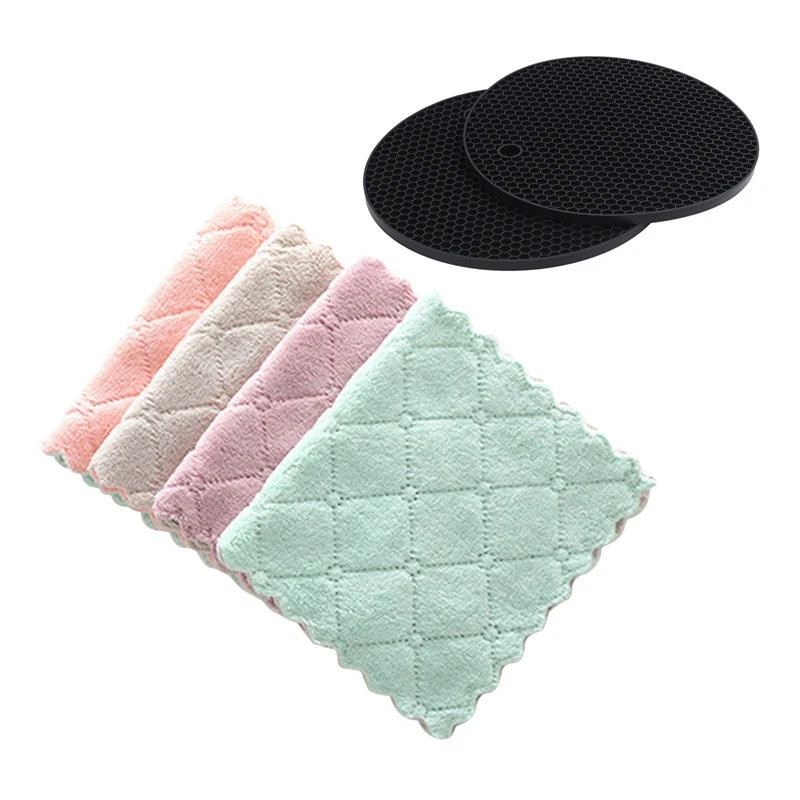 Акция! 2 шт. силиконовые подставки под горшок подстаканник коврик с 10 супер