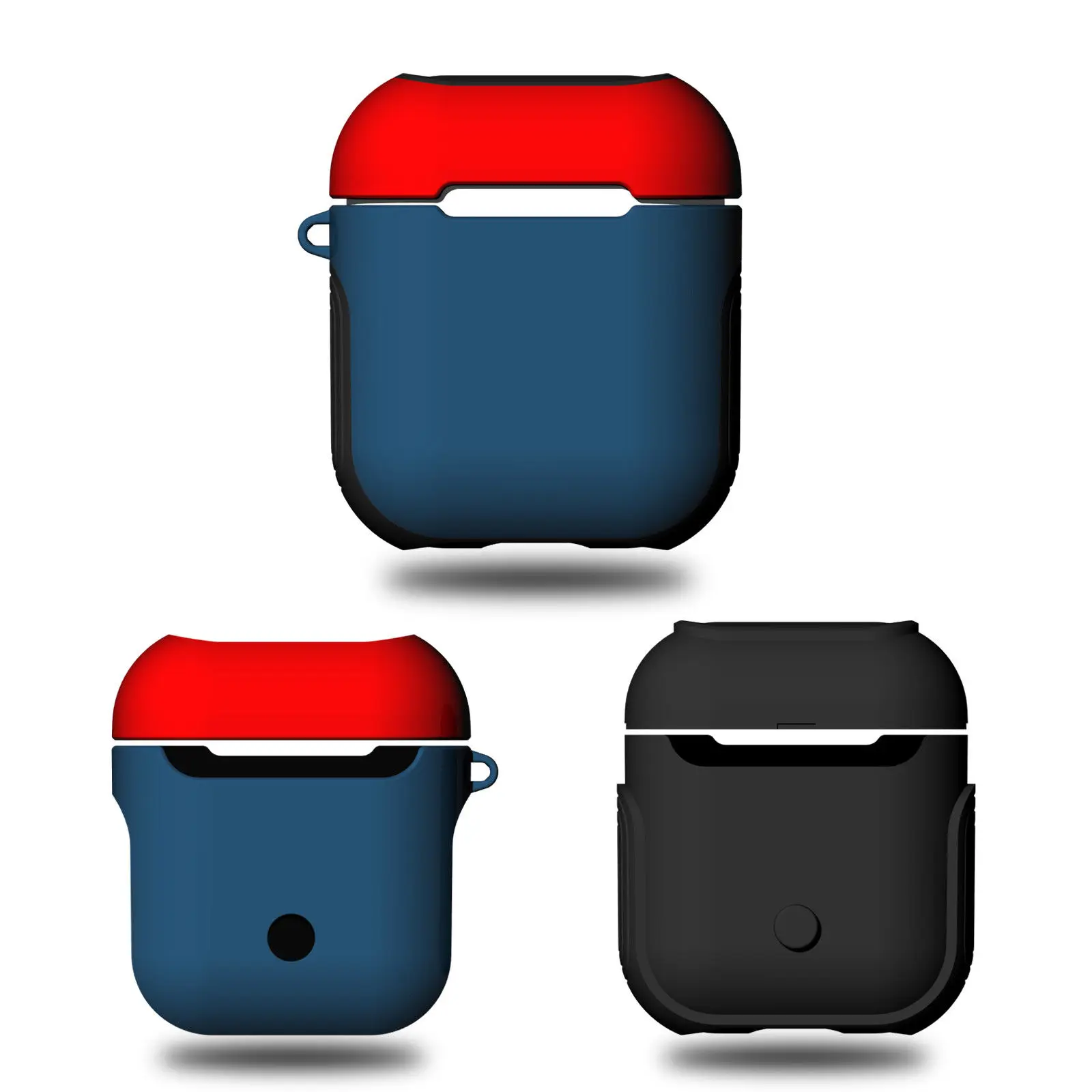 Для AirPods силиконовый чехол Защитный для Apple Airpod зарядный чехол|Наушники и