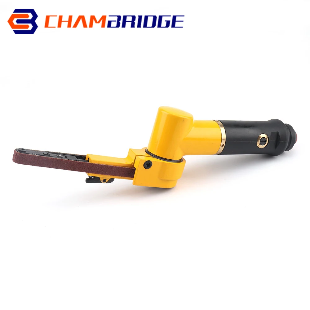 10mm x 330mm Pneumatic Sander Air Belt Sander Set Air Belt Grinder for Grinding Polishing Pneumatic Grinder Machine Tools 6