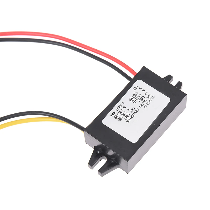 DC/DC понижающий преобразователь 12V постоянного тока до 3,3 V 3A 10W фары для автомобилей для ступенчатого понижения Мощность модуль DCCON-C3.3