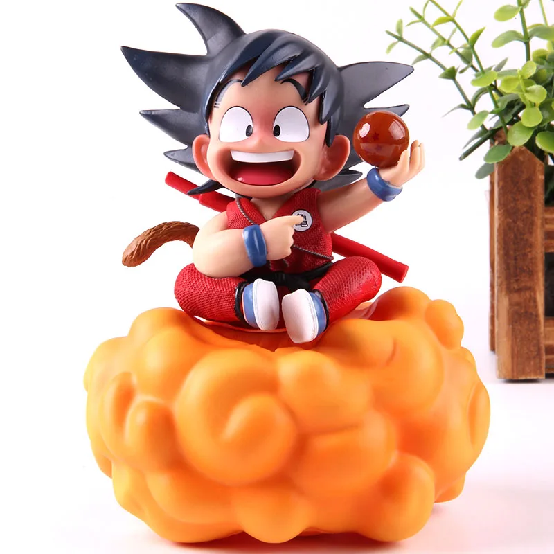 Аниме Dragon Ball Z Son Фигурка «Гоку в действии» Son Goku Child Somersalut Clound Ver. Коллекционная игрушка из ПВХ