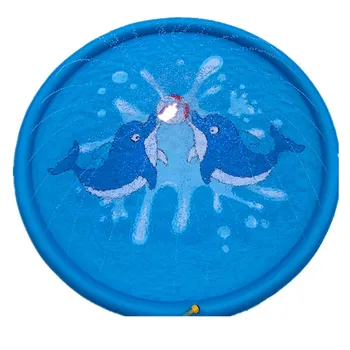 

Water Game Beach Pad Mat Lawn Inflatable Spray Water Cushion Swiming Pool Mat Toy Summer Outdoor Household Pool Accessories L526