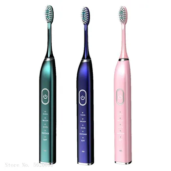 

2020 Ultrasonic Sonic Electric Toothbrush USB Rechargeable Tooth Brush for Adult Electronic Whitening Teeth Brush Waterproof