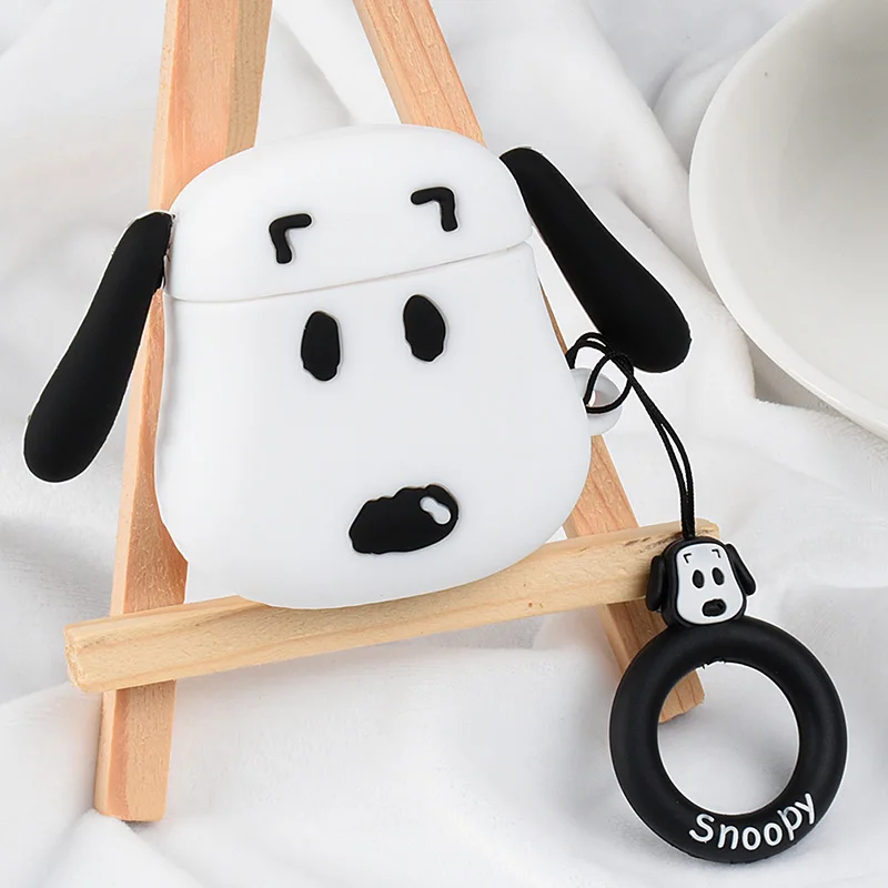 APK01-KTDog SoCouple мультяшный Bluetooth чехол для наушников для Apple AirPods Мягкий силиконовый чехол для зарядки наушников Защитный чехол для AirPods - Цвет: APK01-KTDog