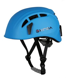 SkyBlue Xinda Рок альпинизм, спуск шлем открытый Speleology горное спасательное оборудование для расширения безопасности шлем спелеологический рабочий шлем - Цвет: SkyBlue