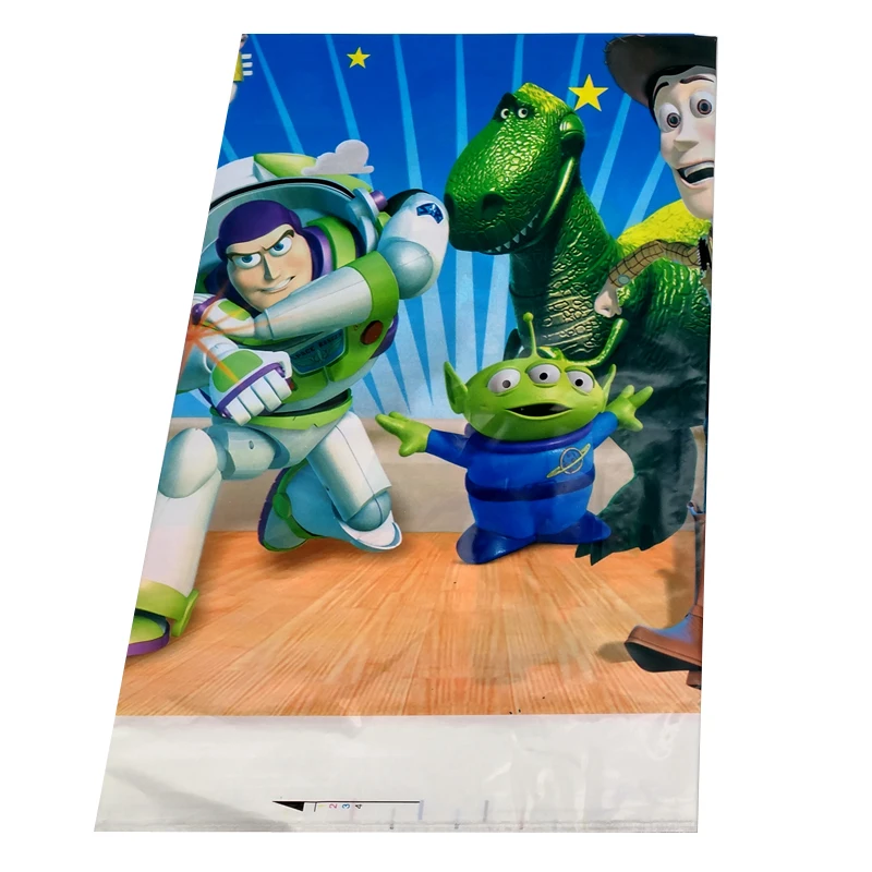 

1pcs/lot Decorate Birthday Party Toy Story Theme Tablecloth Boys Kids Favors Table Cover Baby Shower Plastic Disposable Maps
