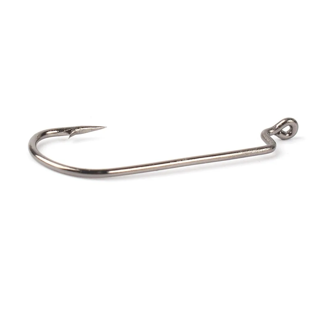 20piece/set 4.5cm Narrow Belly Crank Hook Bulk Hook with Loop Long Handle Barb Hook Fishing Tools and Equipment Fishing Tackle