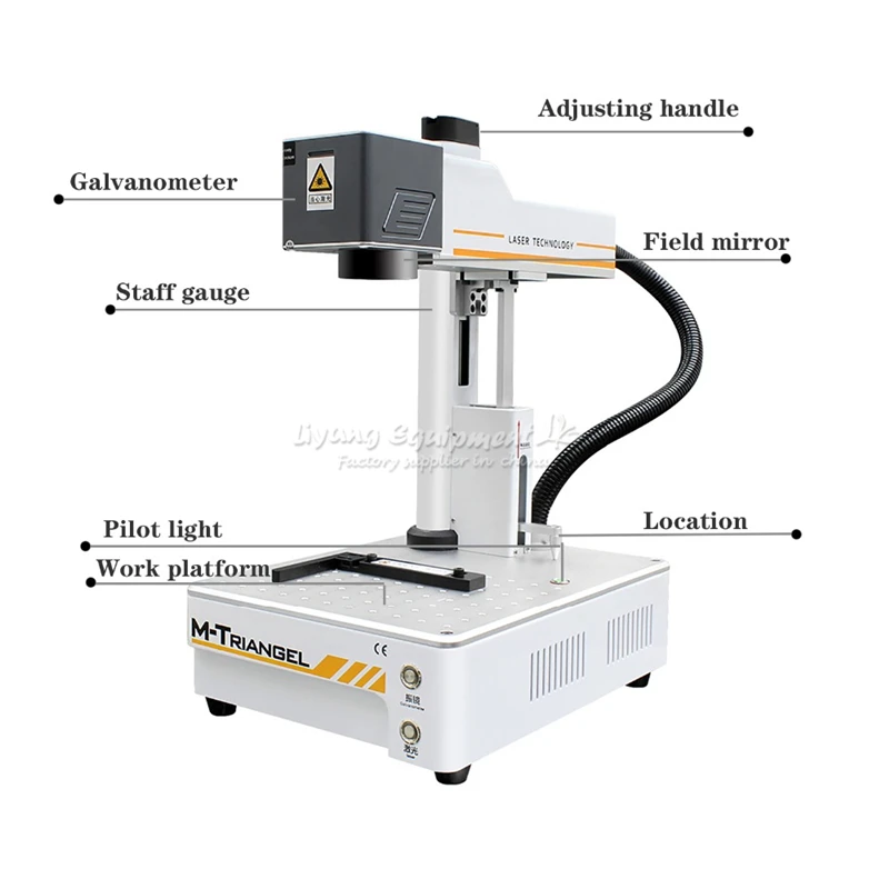  M-Triangel 20W Fiber Laser Separating Machine Cutting Engraver LCD Repairing Machine For iPhone X X