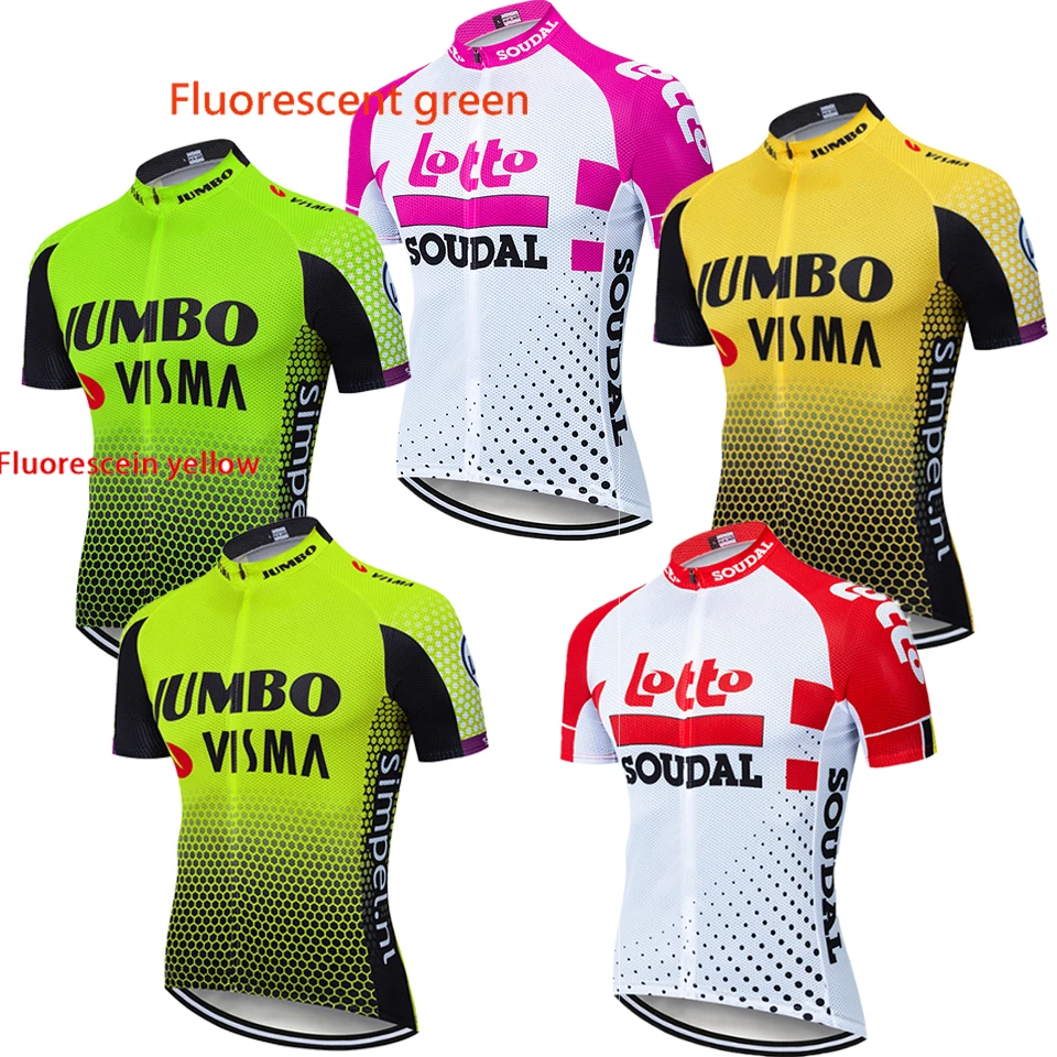 2020 Pro team Jumbo visma летняя велосипедная майка велосипедные топы Майо ciclismo одежда