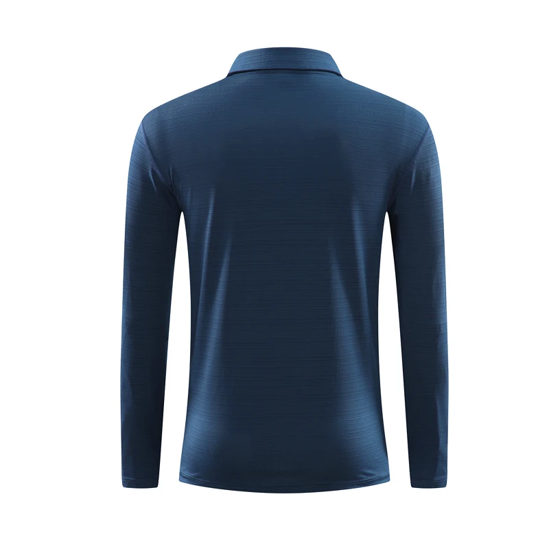 Men Fitness Long Sleeve Quick Dry Tennis Golf Shirt Bodybuilding Workout Long Top Casual Man Running Sportswear