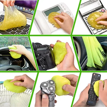 

Magic Soft Sticky Clean Glue Slime Dust Dirt Cleaner For Car Cleaning Supplies#T2