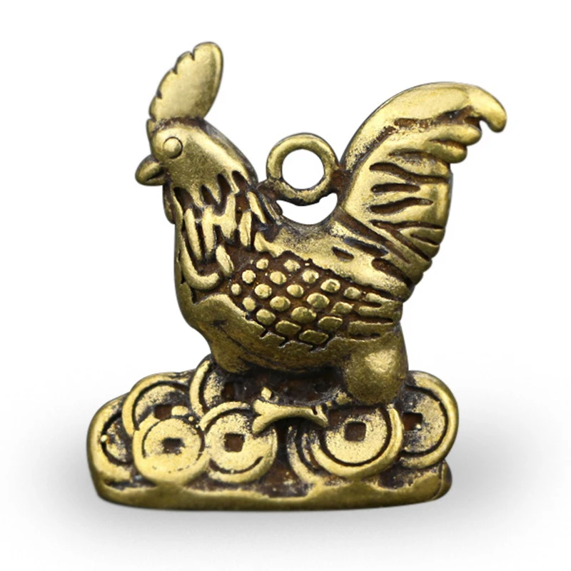 Винтажное медное украшение в виде орла ручной работы 1 шт. маленькая статуэтка