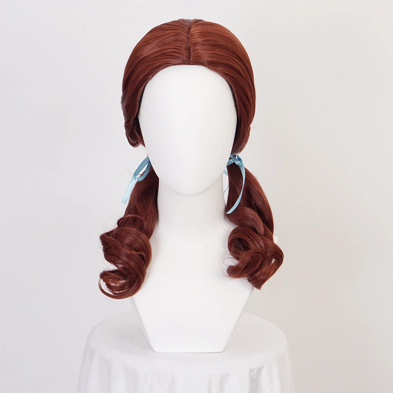 The Wizard Of Oz Women Dorothy Cosplay Wig Dg Girl Dorothy Brown Curly Ponytails Heat Resistant Fiber Synthetic Hair Wigs Cosplay Costumes Aliexpress