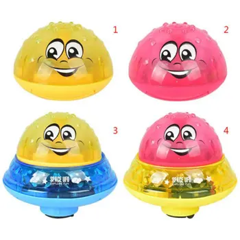 

Electric Water Spray Ball Electric Induction Amphibious Light Music Universal Walking Bathroom Baby Play Toys