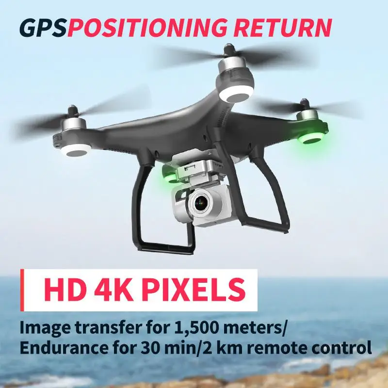 

X35 Drone GPS 5G WiFi 4K HD Camera Professional RC Quadcopter Brushless Motor Drones Gimbals Stabilizer 30-minute Flight