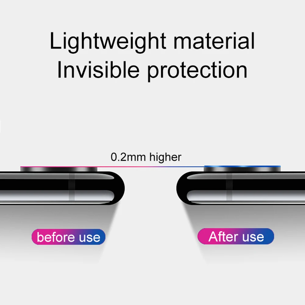 Защита для объектива камеры пленка из закаленного стекла HD Защитная для iPhone 6S 78 X XR XS Max Защитная пленка для объектива