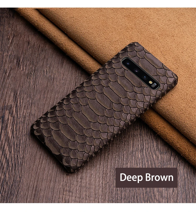Чехол для телефона для Samsung Galaxy S6 S7 S8 S9 S10 Plus, Note 8, 9, 10, плюс кожи питона текстура для A20 A30 A50 A70 A5 A7 A8 чехол