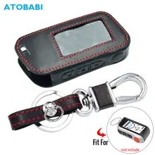 Чехол для автомобильного ключа из натуральной кожи для Starline A93 A63 A36 A39 A66 A96 двухсторонняя Автомобильная сигнализация ЖК-пульт дистанционного управления брелок Защитная крышка