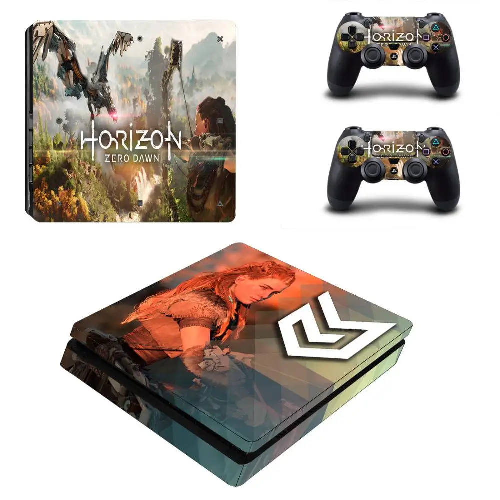 Horizon Zero Dawn PS4 Slim sticker s Play station 4 наклейки для кожи наклейки для playstation 4 PS4 Slim консоль и контроллер кожи