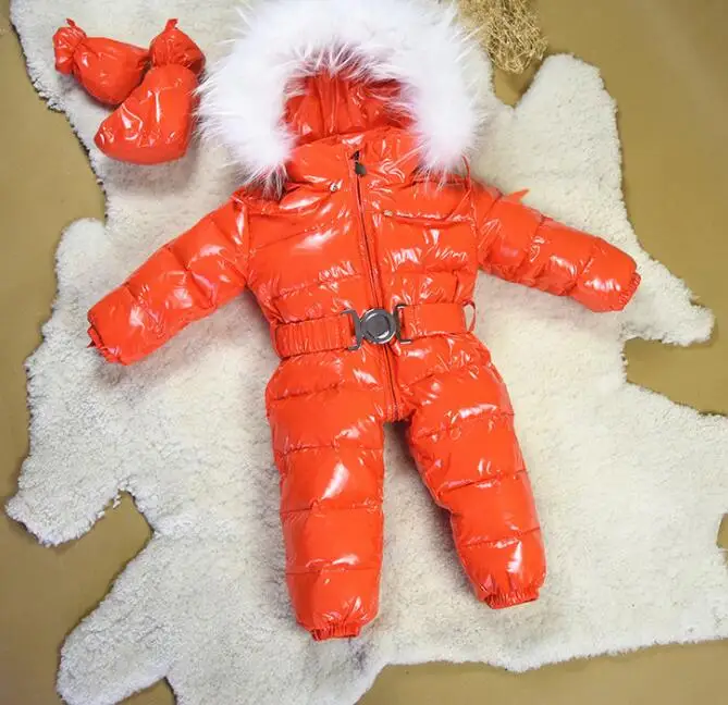 Детский Зимний пуховик с длинными рукавами из хлопка 025