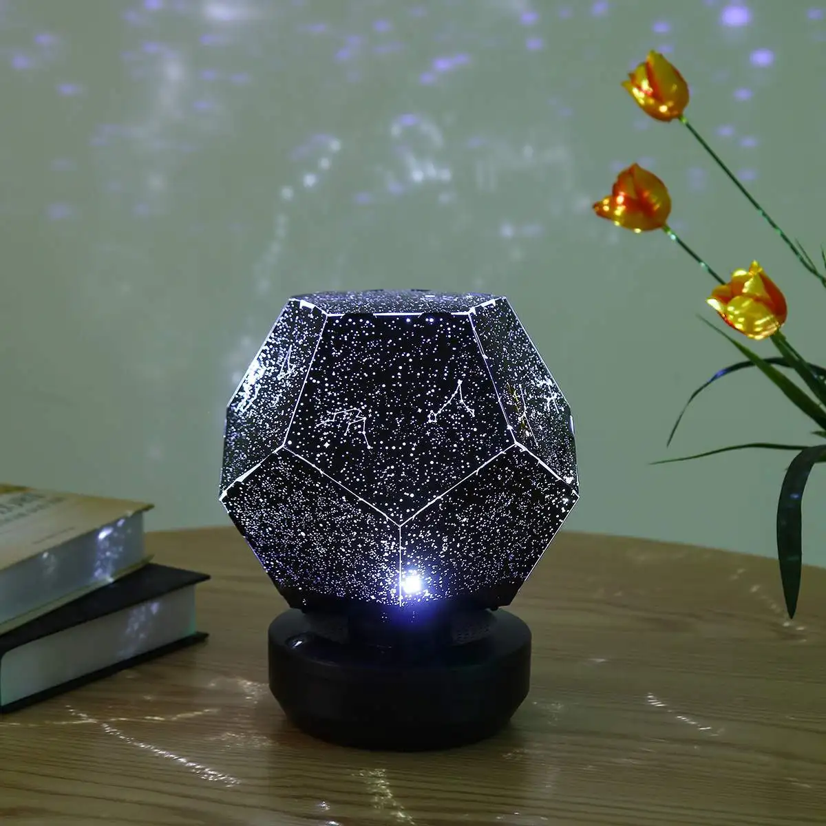 Музыкальный Ночной светильник с bluetooth, романтичный, сделай сам, светодиодный, Звездный проектор, лампа для дня рождения, вечеринки, подарок, украшение звезд, домашний, АБС-пластик, ночной Светильник