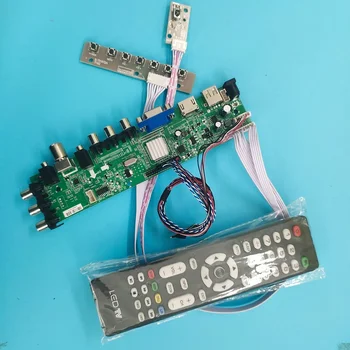 

Kit For LP156WH4-TLQ4 /LP156WH4-TLR1 DVB-T DVB-T2 controller board digital 40pin TV USB HDMI VGA AV LED 1366X768 Signal remote
