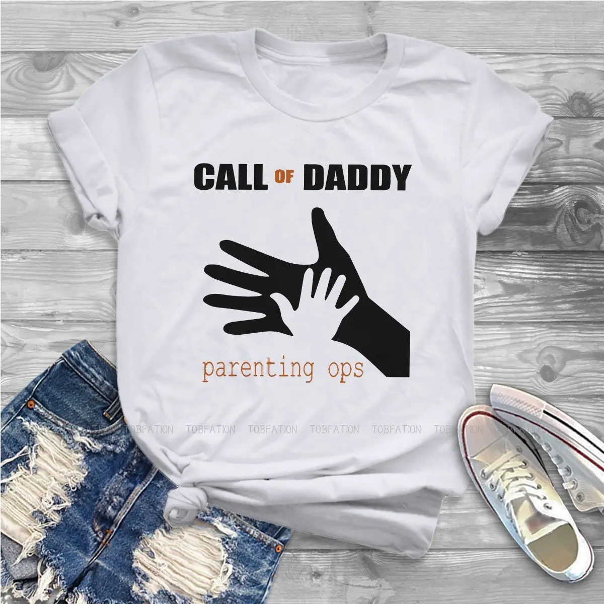 

Call of Daddy Female Shirts Father's Day Gift Vintage Women Top Harajuku Casual Feminine Blusas
