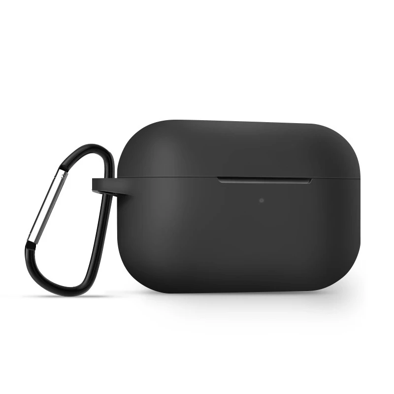 Силиконовый защитный чехол с полным покрытием для Airpods Pro, Ультратонкий Мягкий чехол с застежкой на крючок и царапинами