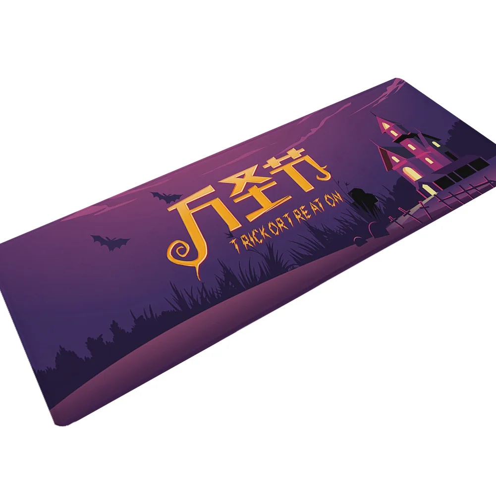 Purple Zeegle Хэллоуин Декор кухонный коврик Впитывающий Коврик для ванной комнаты коврик для ног гостиная ковер для спальни прикроватные коврики - Цвет: Purple