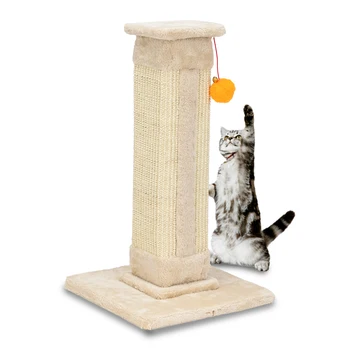 

Cat Climb Holder Pet Scratching Sisal Post Tree Climbing Ramp Tower Dangling Balls