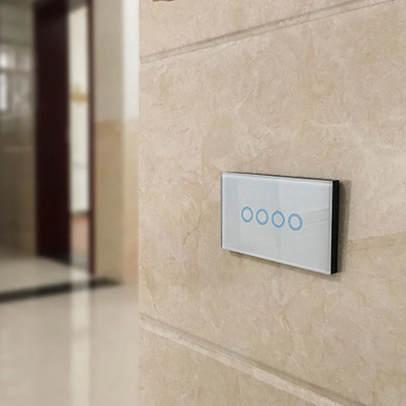 Wifi переключатель 4 Открытый одиночный контроль мобильный телефон пульт дистанционного управления Wifi настенный переключатель 120/118 пресс-переключатель розетка