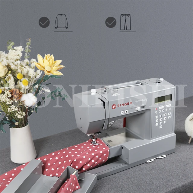 SINGER Sewing Machine 4432 Eat Thick Multifunctional Household Electric  Desktop Sewing Machine with Overlock 90W - AliExpress