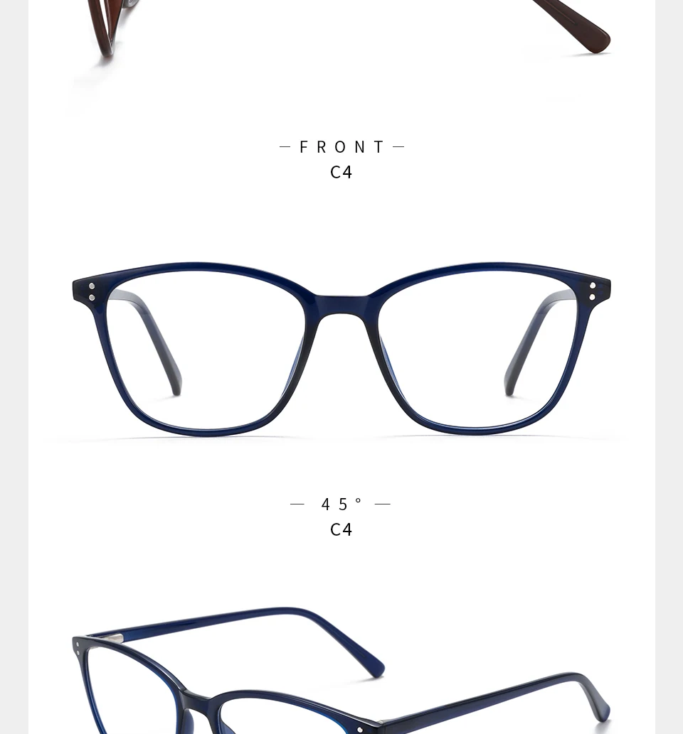 TR90 Glasses Frame Women High Quality Clear Retro Optical Prescription Spectacle Frame#LS8014