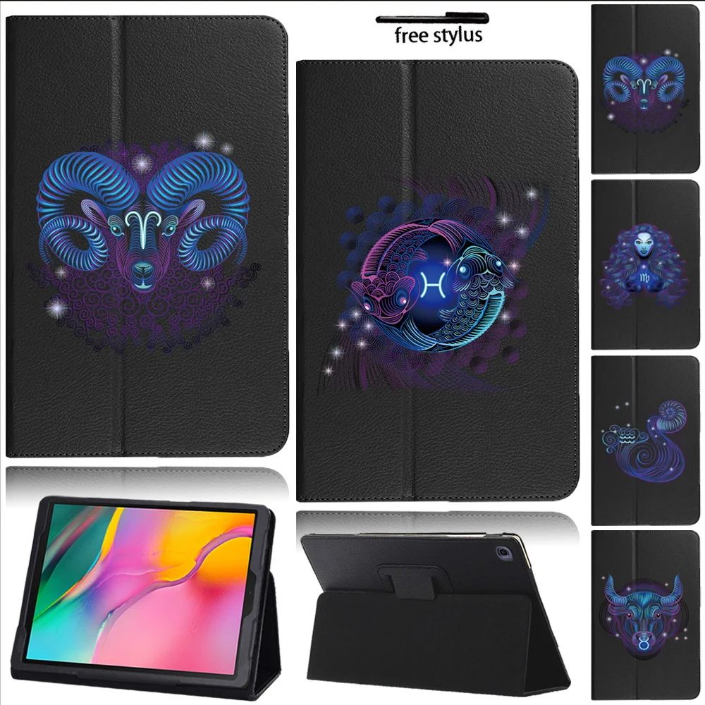 Per Samsung Galaxy Tab A 10.1 2019 12 Modelli Zodiacali Tablet Cover Per Galaxy Tab Un Caso Di Sm-T515 10.1 Sm-T510