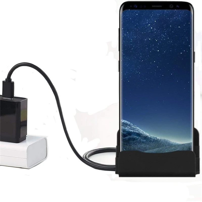 Stand Holder Charging Base Dock For Samsung Galaxy A02 A3 J2 J5 J7 M01 Galaxy S7 Edge S6 S5 S4 S8 S21 S20 N20 Ultra M12 A32 65w fast charger