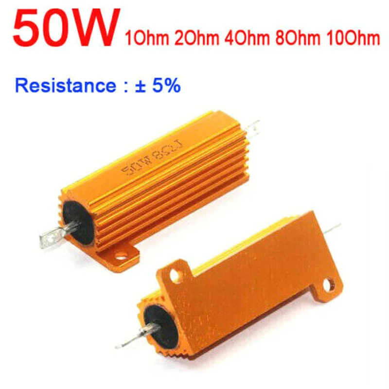 1ohm/2ohm/4ohm/8ohm 8R 200W Алюминий металлический резистор 4-ламповый усилитель тесты эквивалент нагрузки