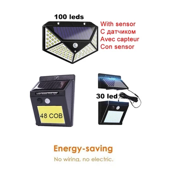 

LED Solar Lights Outdoor PIR Motion Infrared Sensor Energy Saving Separable Waterproof Garden Lamp Yard Wall Path Light indoor h