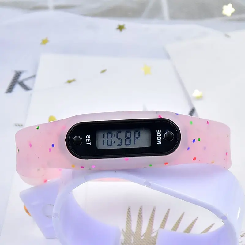

Manufacturers Wholesale Silicone Watch Strap LED Watch Students Watch Multi-functional Electronic Watch Outdoor Sports Pedometer