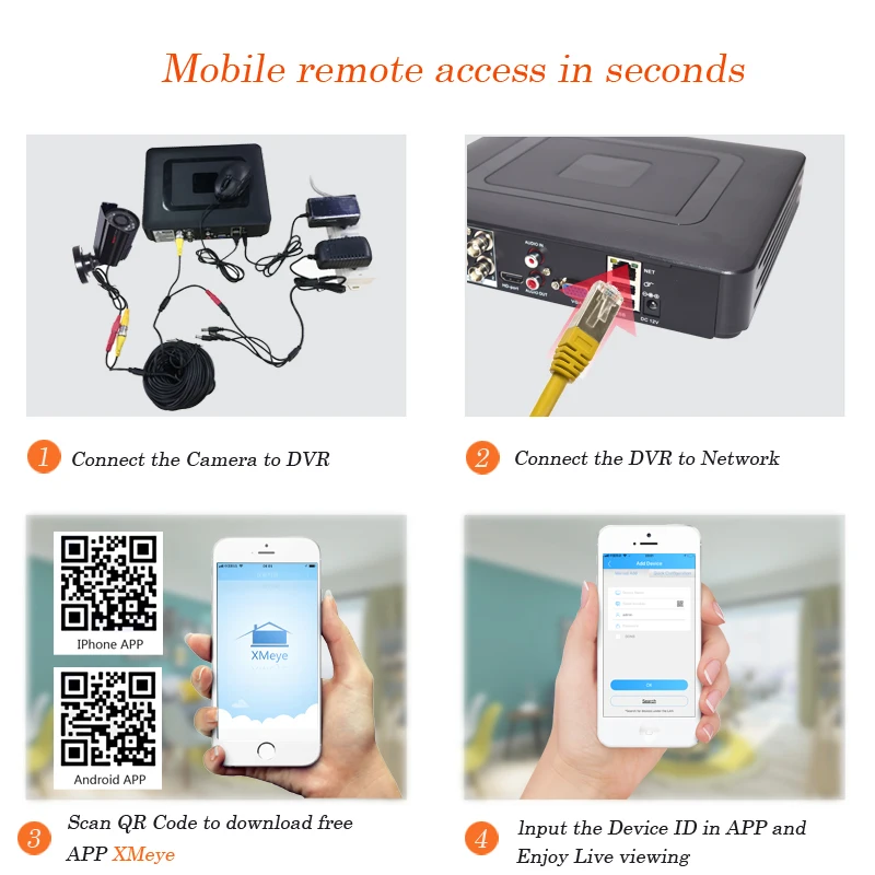 Video surveillance system CCTV Security camera Video recorder 4CH DVR AHD outdoor Kit Camera 720P 1 - 4.00026E+12 Video surveillance system CCTV Security camera Video recorder 4CH DVR AHD outdoor Kit Camera 720P 1 - 4.00026E+12