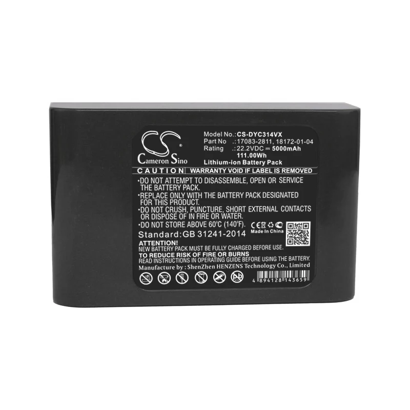 Cameron sino 5000 мА/ч, батарея для DYSON DC31 DC31 животных DC34 DC35 17083-2811 17083-4211 917083-05 18172-0201