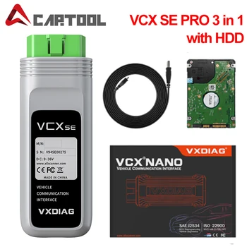 

VXDIAG VCX SE PRO 3 IN 1 obd2 Car Diagnostic Tool for bmw obd2 code scanner IDS VIDA Dice 2014D For ODIS For V-W for Ford